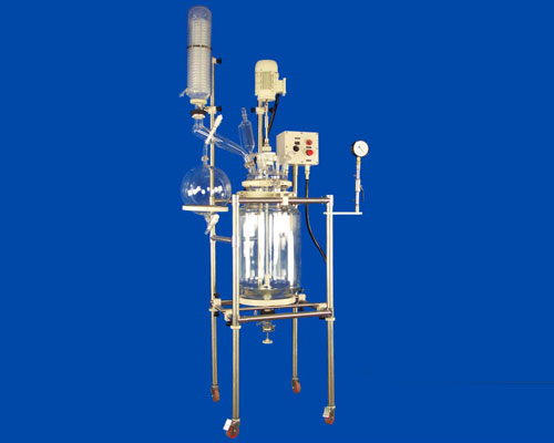 Double-layer glass reactor
