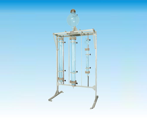 Large glass chromatographic de